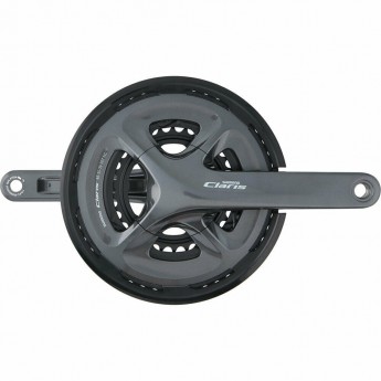 Система SHIMANO CLARIS, R2030, 175мм, интегрированный вал, 8 скоростей с защитой 50/39/30T Система SHIMANO CLARIS, R2030, 175мм, интегрированный вал, 8 скоростей с защитой 50/39/30T